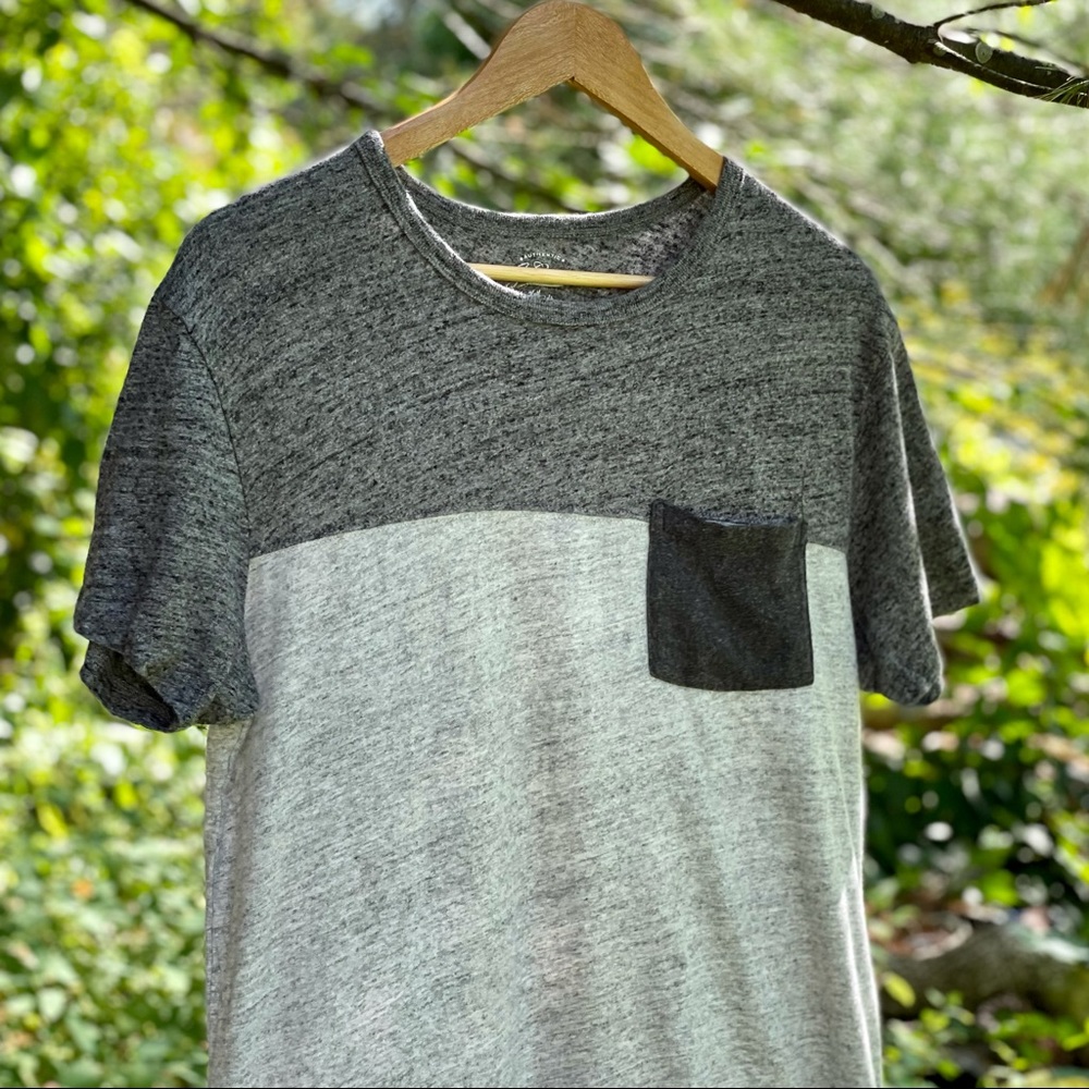 Men’s J. Crew Tri-Tone Greyscale T-Shirt